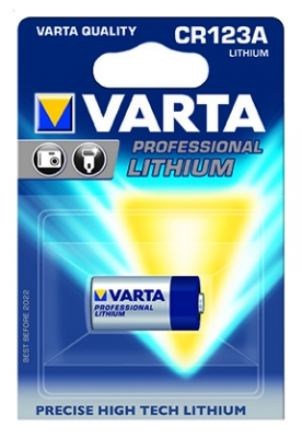 Varta Batteri CR123A 3V Litium i gruppen BATTERIER / VRIGA BATTERIER / KNAPPCELLSBATTERIER hos TH Pettersson AB (30-VAR CR123A)